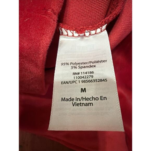 NWT Juicy Couture Red Velour Track Pants Medium Rhinestone Juicy Logo - Picture 6 of 10